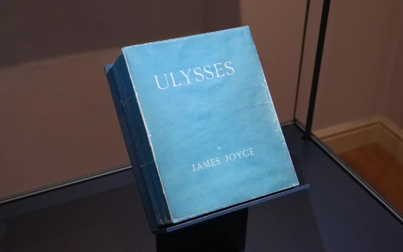 Copy No. 1 of Ulysses on display at MoLI.